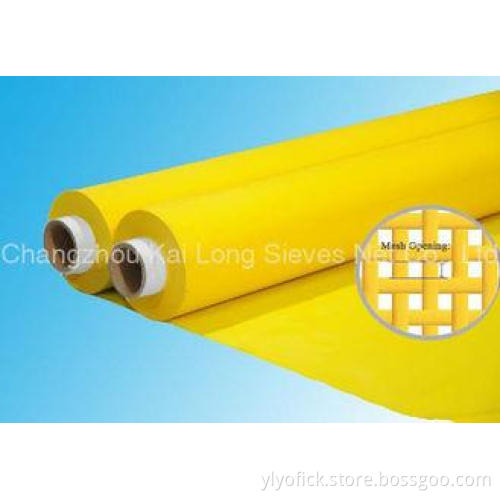 Yellow 80 32T Monofilament Polyester Mesh For Screen Printi